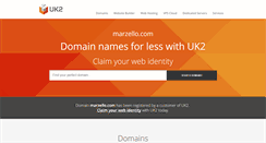 Desktop Screenshot of marzello.com