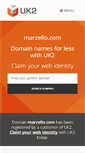 Mobile Screenshot of marzello.com